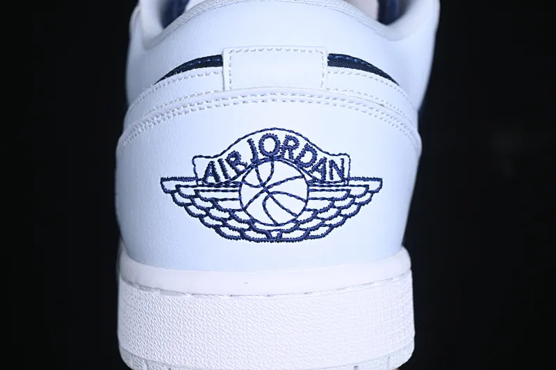 All categories Air Jordan Jordan series basketball shoes Air Jordan 1 Low Air Jordan 1 Low AJ1 Joe 1 silk navy blue low-top cultural casual sneakers FZ8778-044